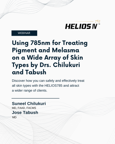 Using 785nm for Treating Pigment and Melasma on a Wide Array of Skin Types by Drs. Chilukuri and Tabush 